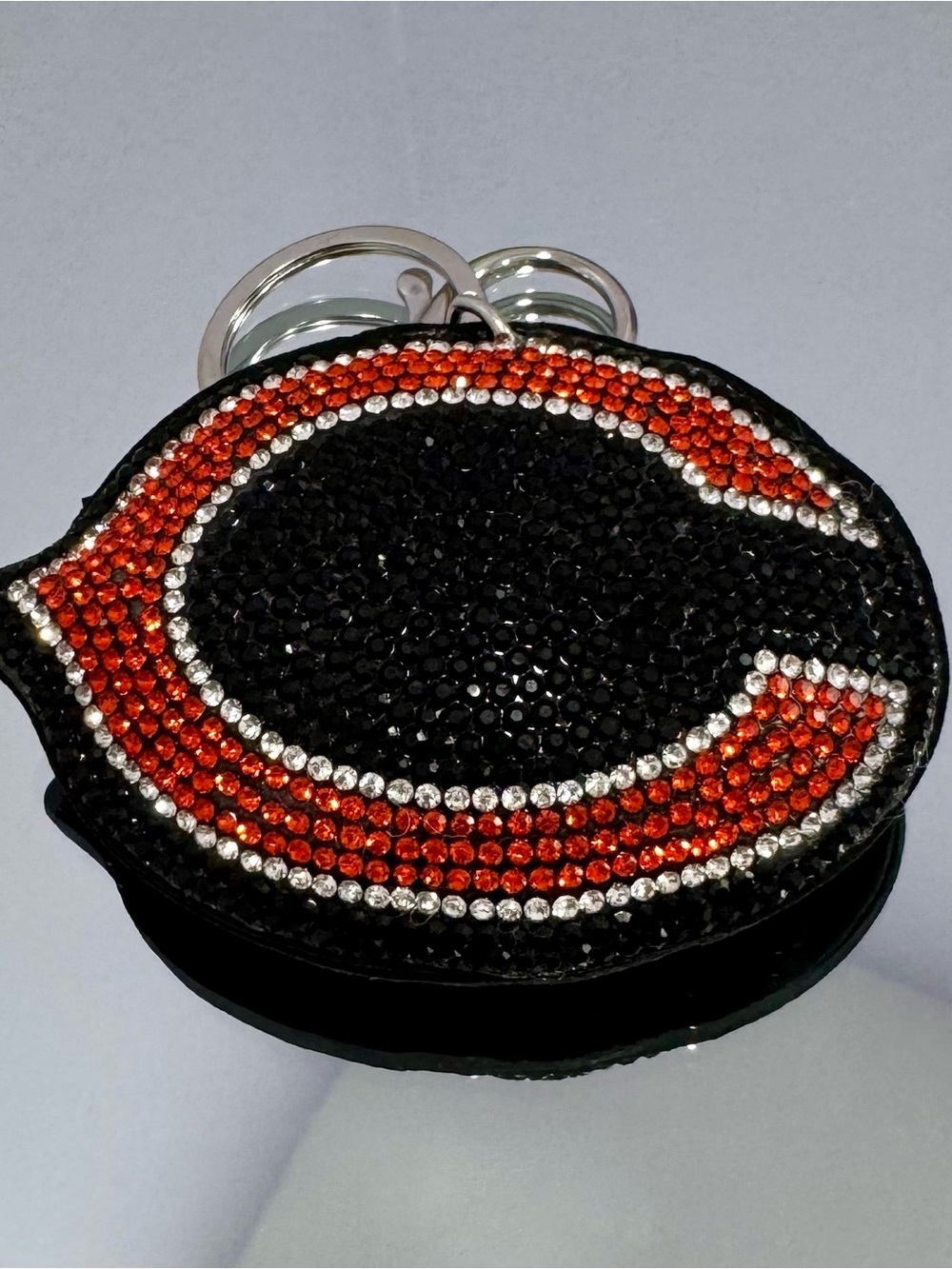 New Crystal-Embellished "C" Keychain
